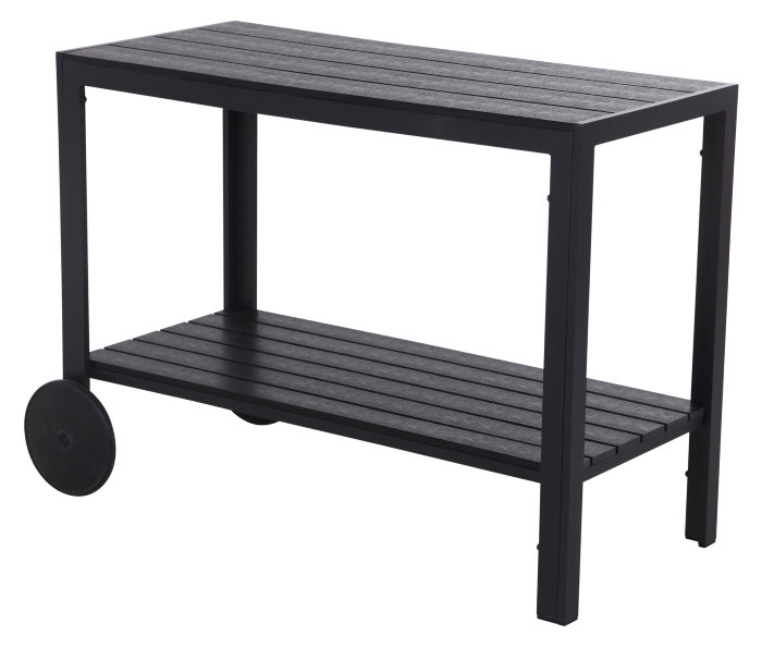 Serveringsvogn Havanna 90 x 45 x 74 cm sort - Sunlife
